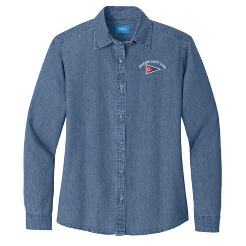 OYC - Women's Long Sleeve Value Denim Shirt Thumbnail